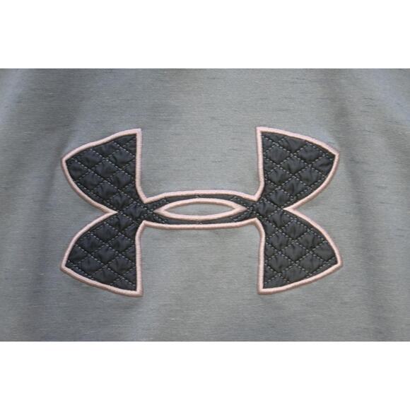 Under Armour Hoodie ColdGear Gray Pullover Athletic Jacket Womens Sz Medium - Picture 6 of 9
